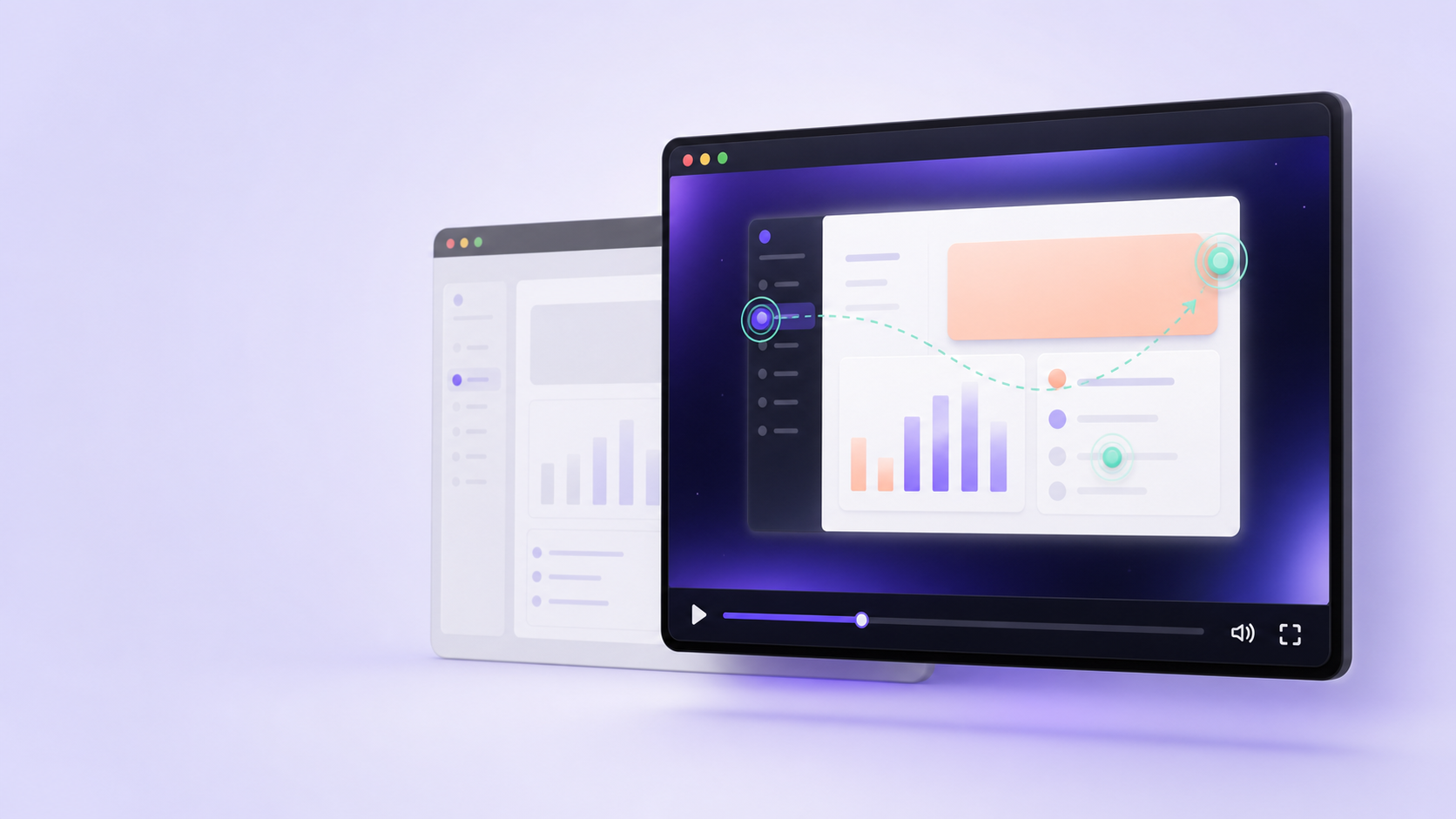 ZoomNice turning a flat screen recording into a polished video